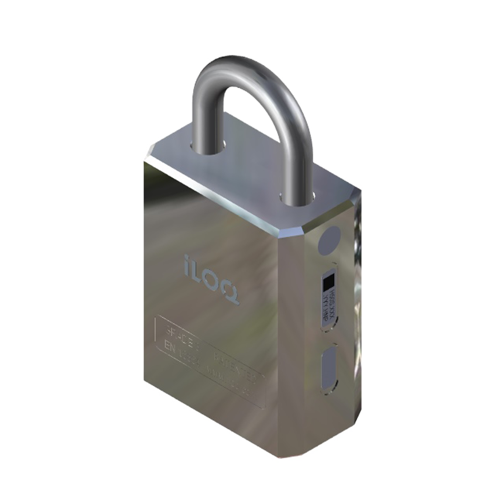 Iloq Lucchetto smart S5 - Apertura con chiave fisica - Nessuna batteria necessaria (alimentato con chiave)