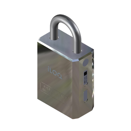 Iloq Lucchetto smart S5 - Apertura con chiave fisica - Nessuna batteria necessaria (alimentato con chiave)