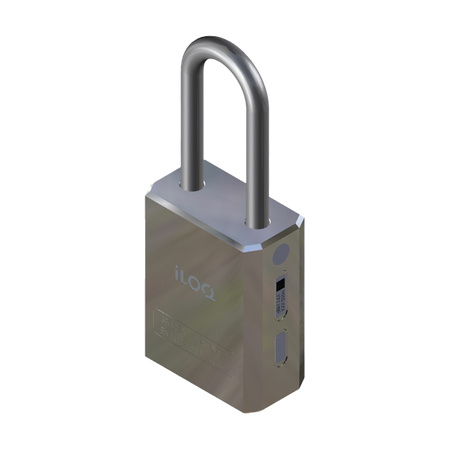 Iloq Lucchetto smart S5 - Apertura con chiave fisica - Nessuna batteria necessaria (alimentato con chiave)