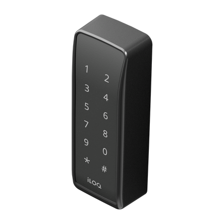 Iloq Lettore di accesso da incasso - Accesso tramite scheda MF, NFC e PIN - Indicatore a LED e acustico - RS485