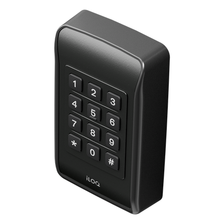 Iloq Lettore di accesso - Accesso tramite scheda MF, NFC e PIN - Indicatore a LED e acustico - RS485