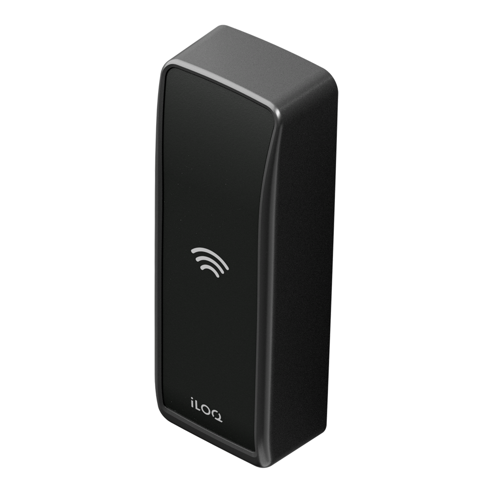 Iloq Lettore di accesso da incasso - Accesso tramite scheda MF e NFC - Indicatore a LED e acustico - RS485