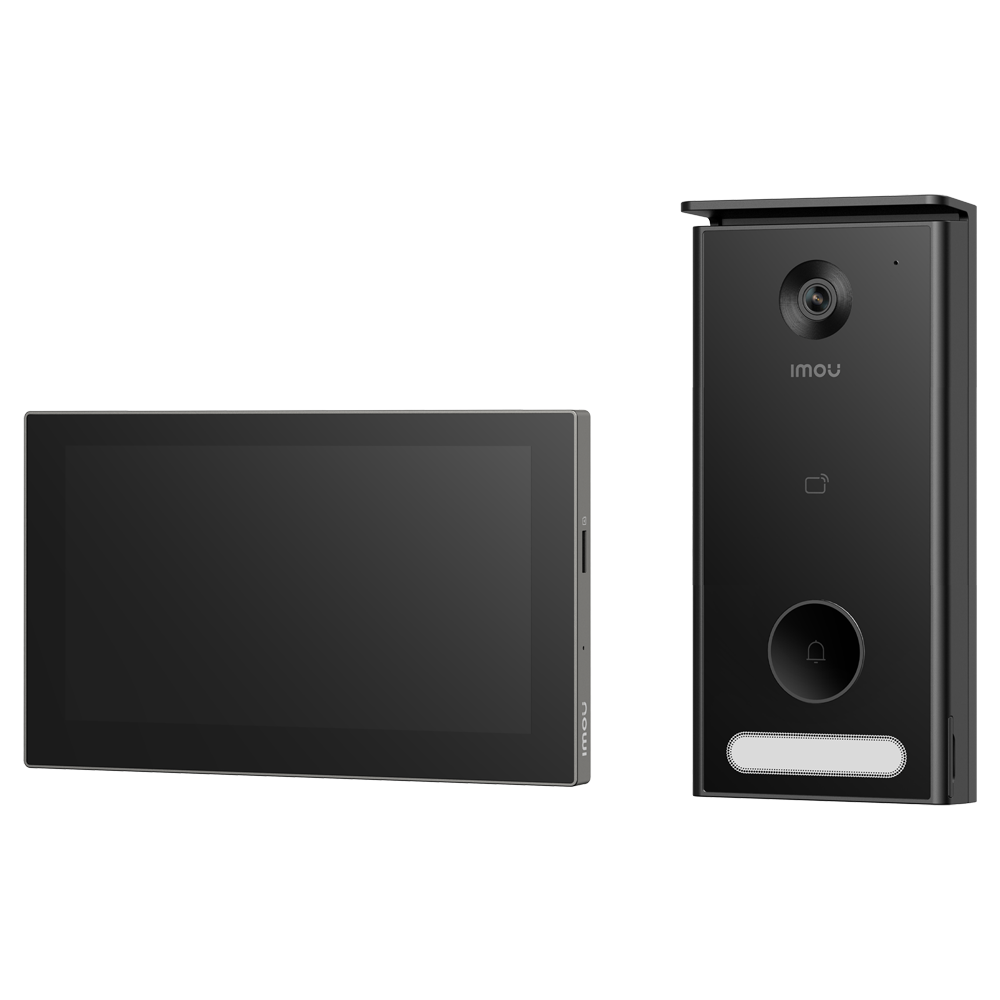 Imou Videocitofono intelligente PoE 5MP - Connessione PoE - Ottica 2.3mm / Display 7" - Area privacy personalizzabile