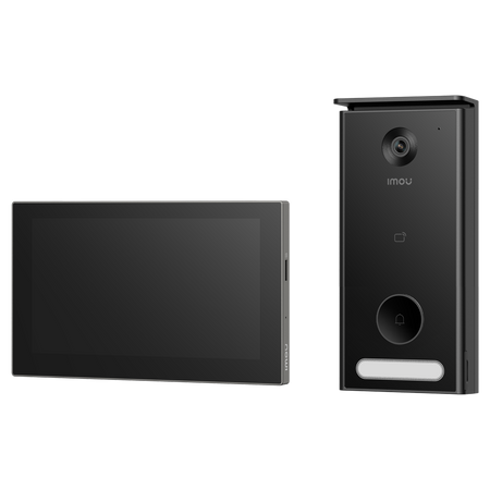 Imou Videocitofono intelligente PoE 5MP - Connessione PoE - Ottica 2.3mm / Display 7" - Area privacy personalizzabile