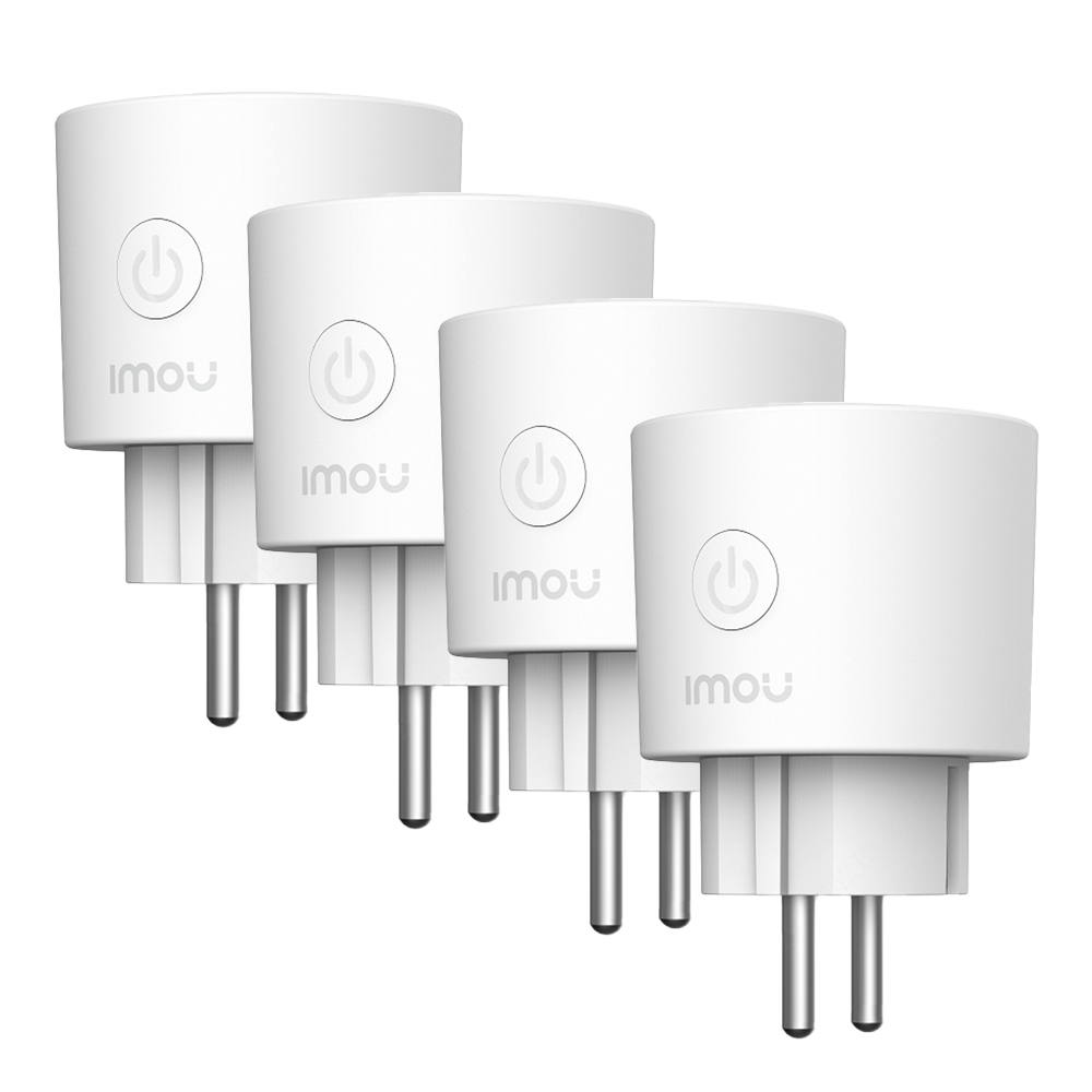 Pack 4 Prese intelligenti Imou - Misuratore di consumo - WiFi 2.4 GHz / Matter - Gestione dall'App - Basso consumo