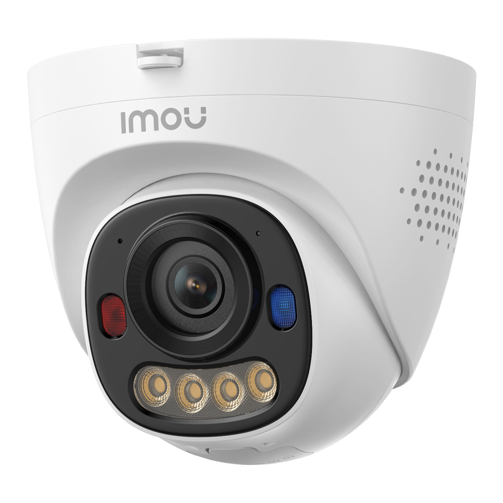 Imou Telecamera AOR PS8E 8MP - Connessione PoE - 2.8 mm / IR 30 + Full Color - Audio bidirezionale / Sirena + Flash blu-