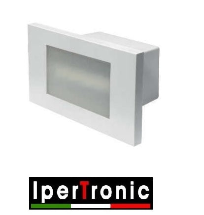 Segnapasso a LED 3 W luce bianca per scatola 503 IP65