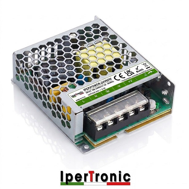 Alimentatore per LED A tensione costante 24VDC 60 W IP20