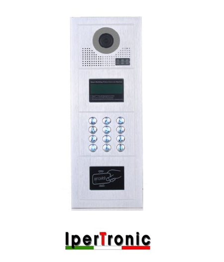 Posto esterno a tastiera digitale da incasso 128 chiamate 2 fili