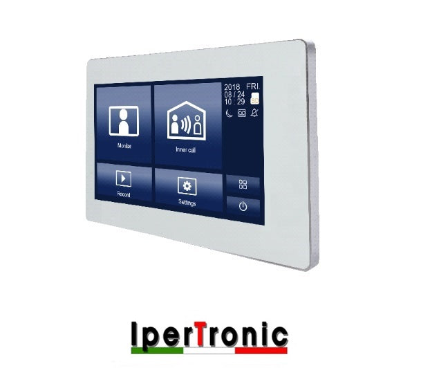 Monitor touch screen 7" 2 fili con slot SD