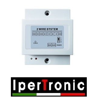 Modulo apriporta ausiliario per posto esterno sistema Bus 2 fili