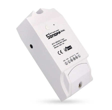 Interruttore smart Sonoff DualR2 Wi-Fi 2 contatti 15 A 3500 W
