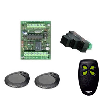 KIT CHIAVE CON RFID E RADIOCOMANDO 12-24