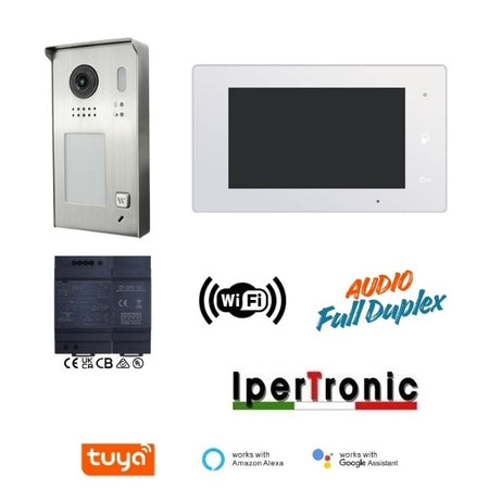 Kit video monofamiliare BUS TDH audio full duplex WIFI monitor tuya