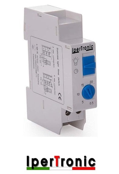 TEMPORIZZATORE LUCE SCALE 16A 3 - 4 CAVI