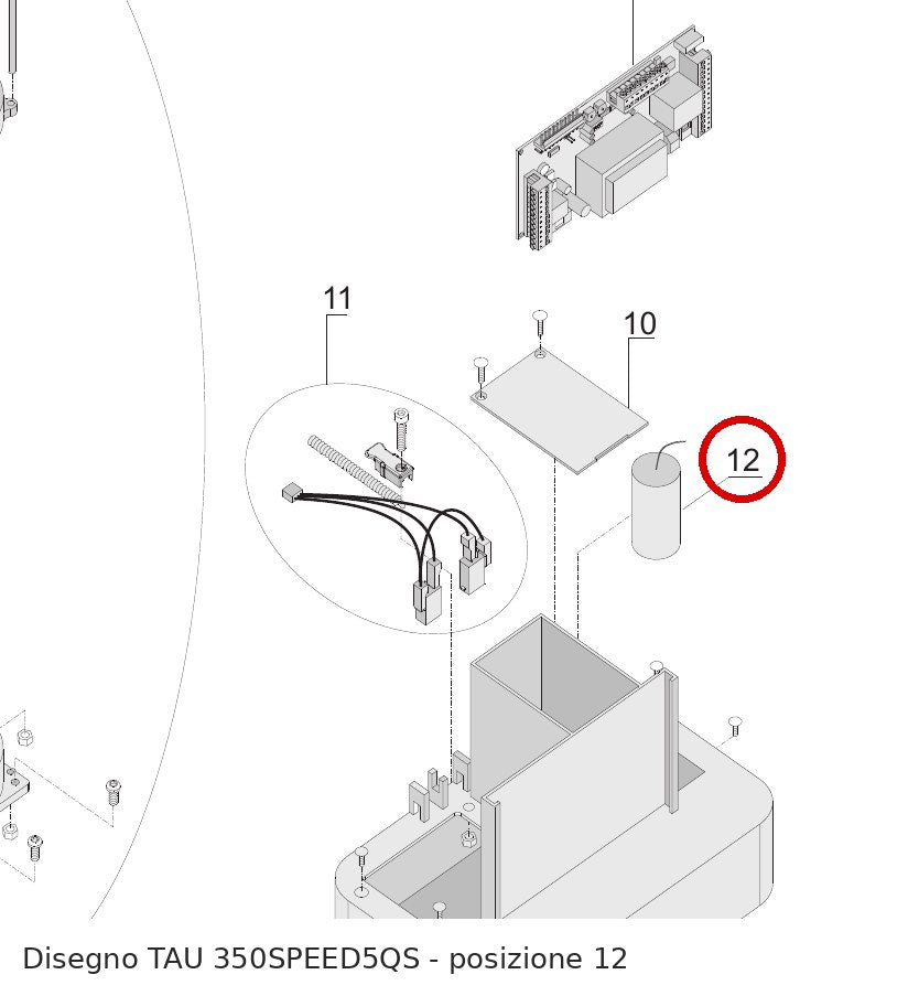 Condensatore da 12,5 uF 450 Vca TAU M-0300000125