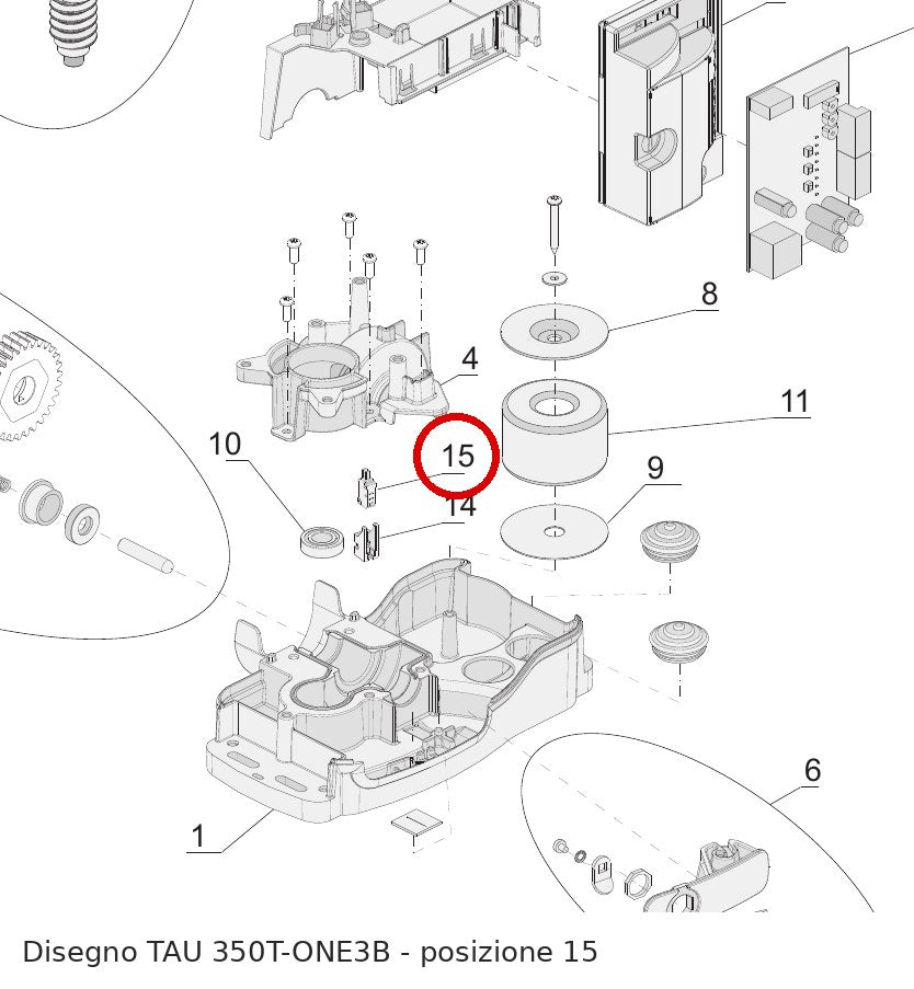 Microinterruttore di sicurezza sblocco TAU M-030F831611