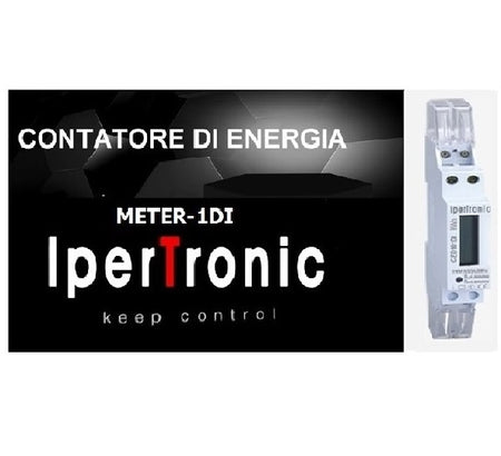 Contatore di energia monofase digitale 32 A - 1 modulo