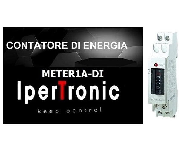 Contatore di energia monofase analogico 32 A - 1 modulo