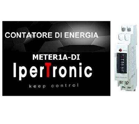 Contatore di energia monofase analogico 32 A - 1 modulo