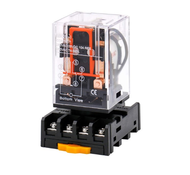 RELE' OCTAL BOBINA 24V AC CONTATTI 10 A