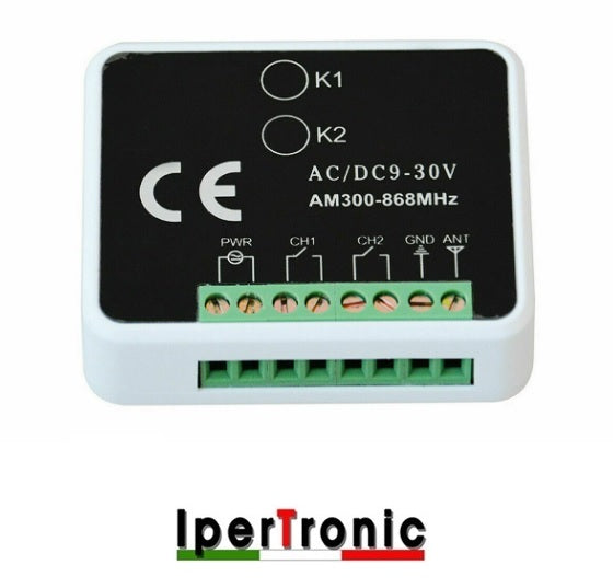 Ricevente universale 2 canali 433-928 MHz