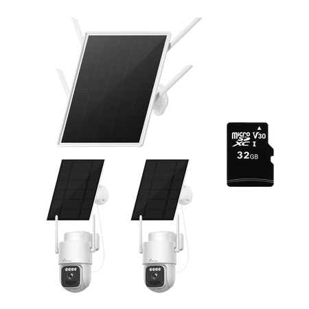 NV-KIT4GSOLAR430-2CAM-32GB