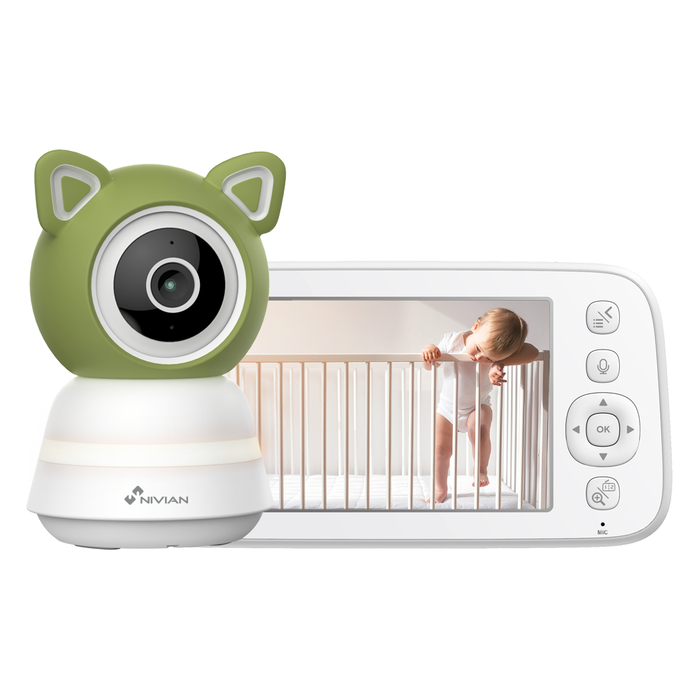 Nivian Smart Baby Monitor 2MP - Video Full HD 1080p con visione notturna