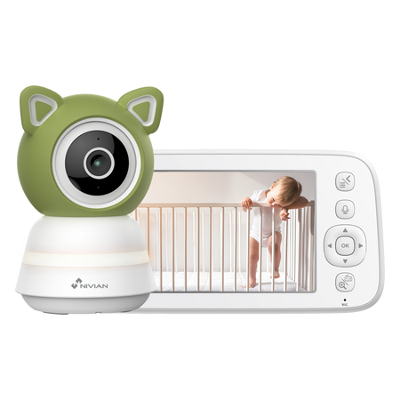 Nivian Smart Baby Monitor 2MP - Video Full HD 1080p con visione notturna