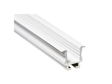 Profilo in alluminio bianco da incasso 2 m