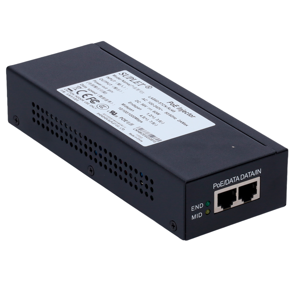 POE,LAS60-57CN-RJ45,60W