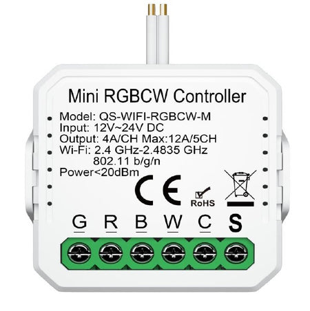 Modulo smart WIFI ipertronic per strisce rgb+bianco