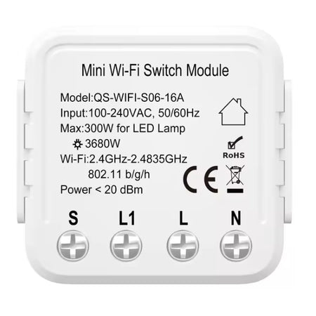 Modulo smart WIFI ipertronic 1 CH interruttore