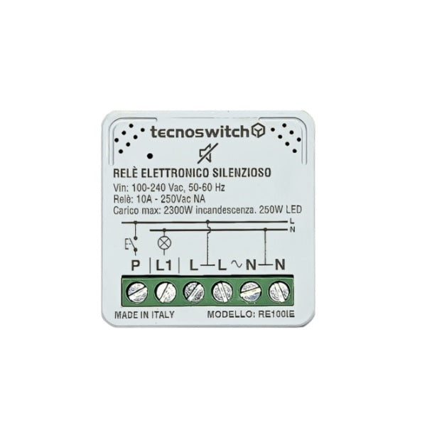 Relè elettronico ad impulsi silenzioso 10 A Tecnoswitch