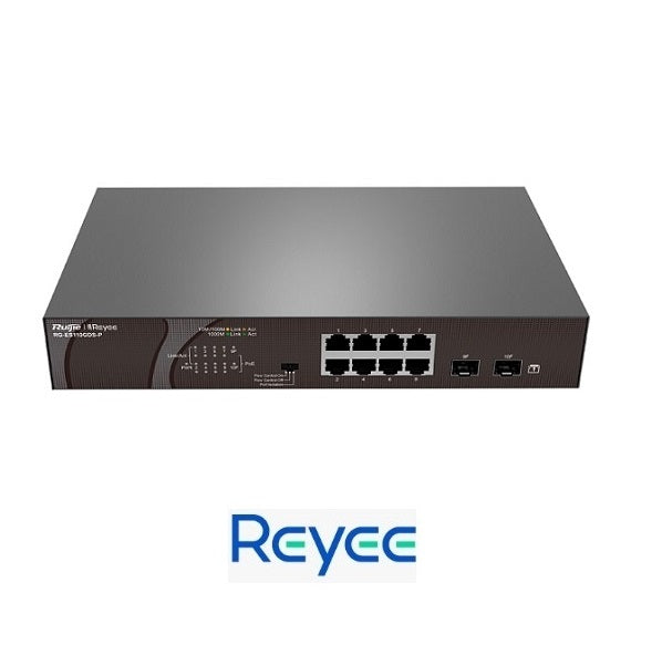 Switch PoE da tavolo 8 porte Gigabit 120 W Reyee