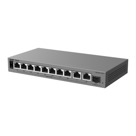 Ruijie Reyee Cloud Managed L2 Switch - 10 porte Gigabit RJ45 e 1 slot SFP