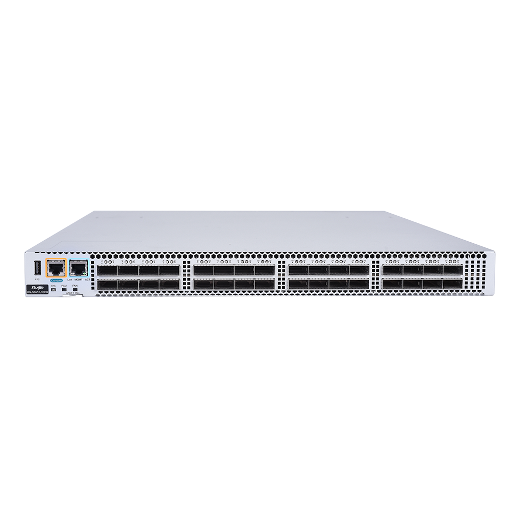 Ruijie Enterprise Ruijie Switch Managed L3 Datacenter - 32x 100G QSFP28 - VLAN/Porta Isolation/STP/RSTP/ACL/QoS/RIP/BGP4