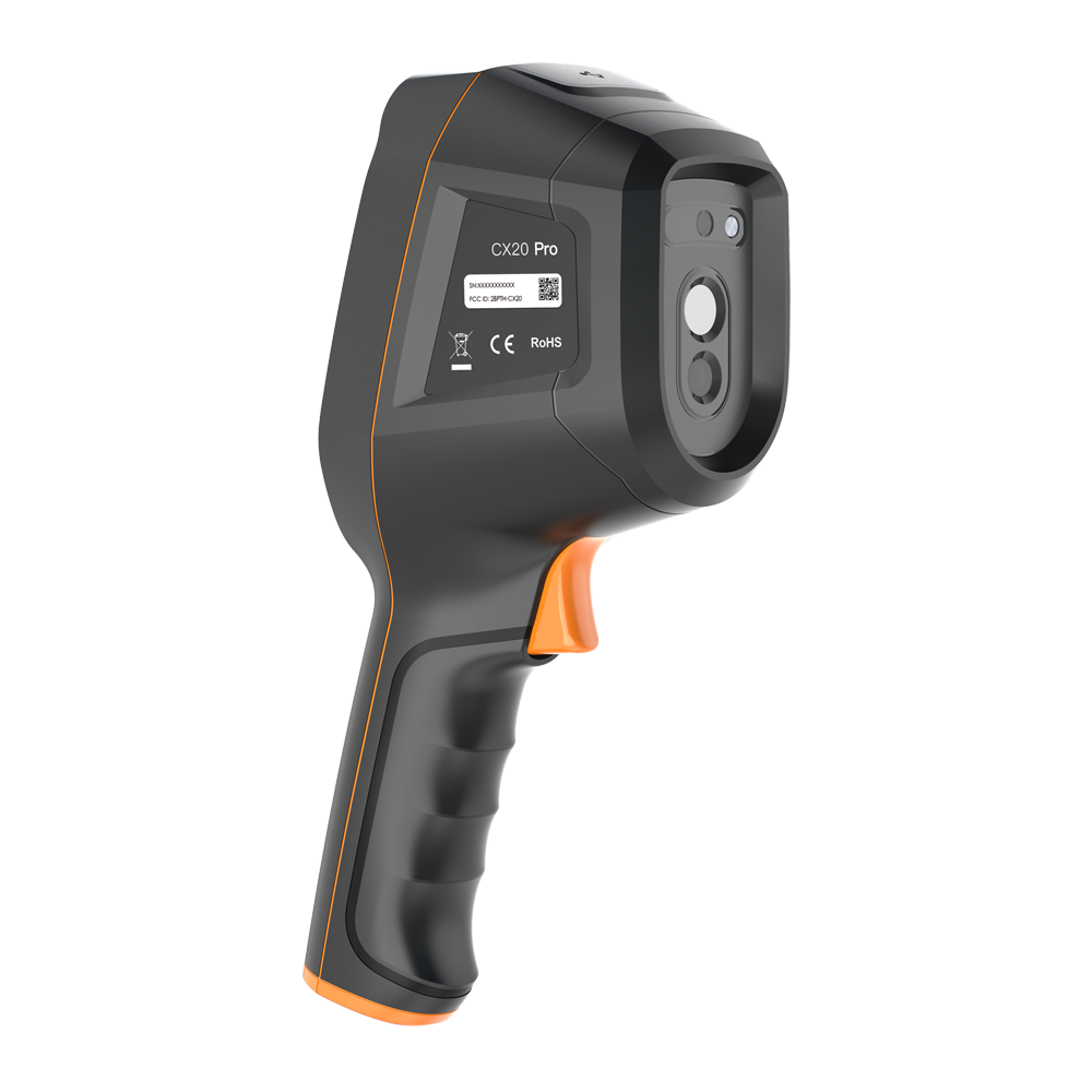 Termocamera portatile Raythink - Sensore termico 256x192 pixel di 12µm - Sensore ottico 2Mpx
