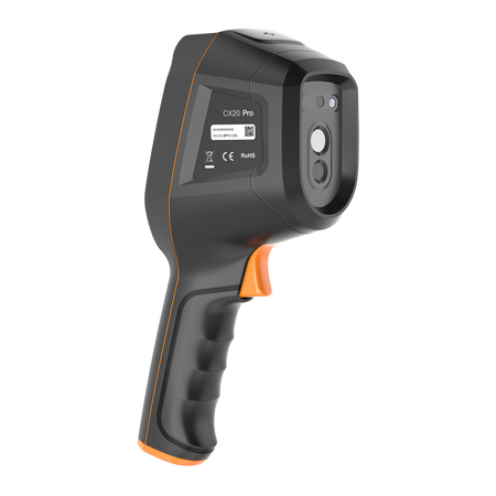 Termocamera portatile Raythink - Sensore termico 256x192 pixel di 12µm - Sensore ottico 2Mpx