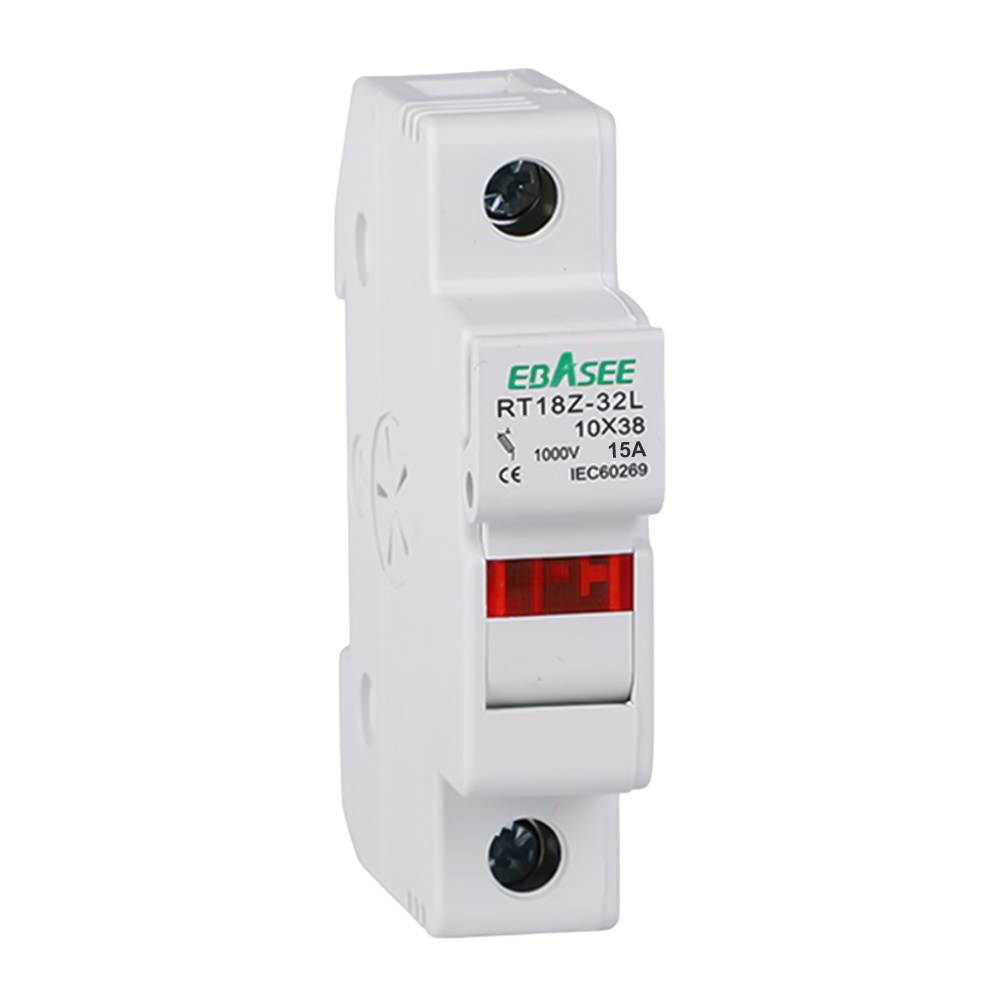 Fusible + Portafusible DC - Tensión máxima DC 1000V - 1 polo - Corriente nominal DC 15A