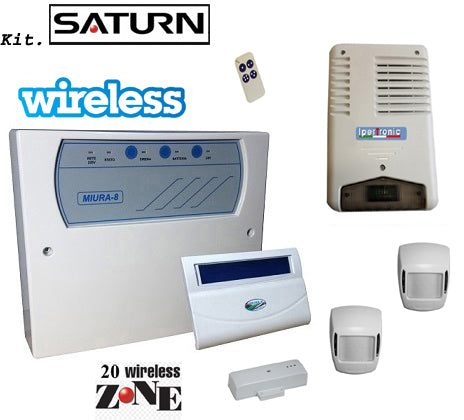 Kit antifurto wireless supervisionato Saturn