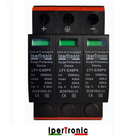 SCARICATORE FOTOVOLTAIVO 1000 VDC 32A 3P