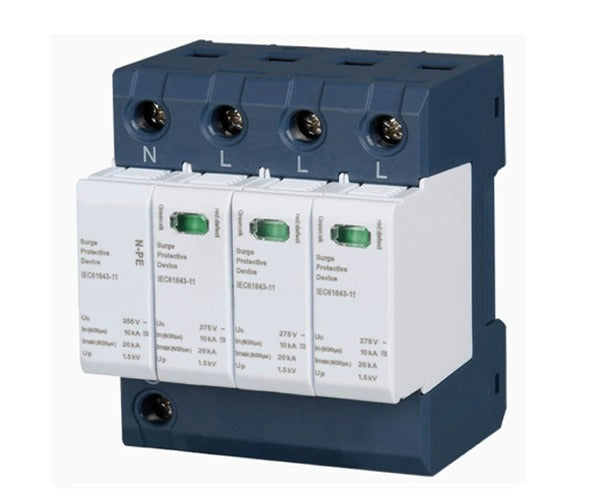 Scaricatore trifase 3P+NPE 20 KA 4M DIN