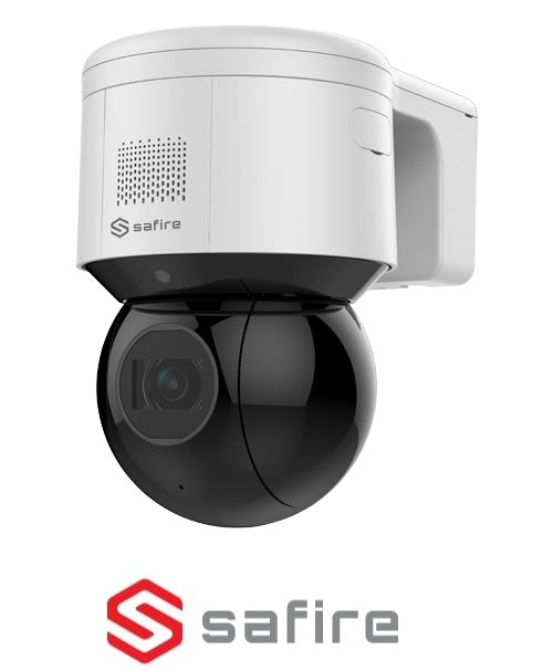 Telecamera IP motorizzata speed dome 4 MP 2.8-12 mm 4X altoparlante