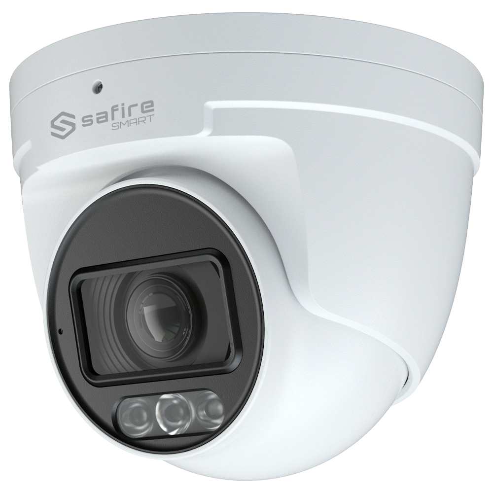 Safire Smart telecamera Turret IP gamma I1 con AI-ISP - Sensore 1/1.79" grande apertura F1.0 Night Color X
