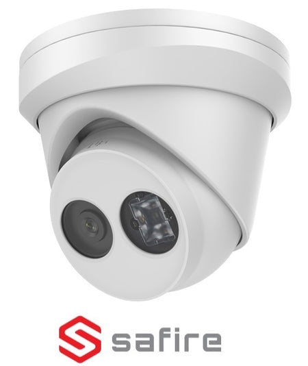 Telecamera turret IP 4 megapixel 2.8 mm con microfono