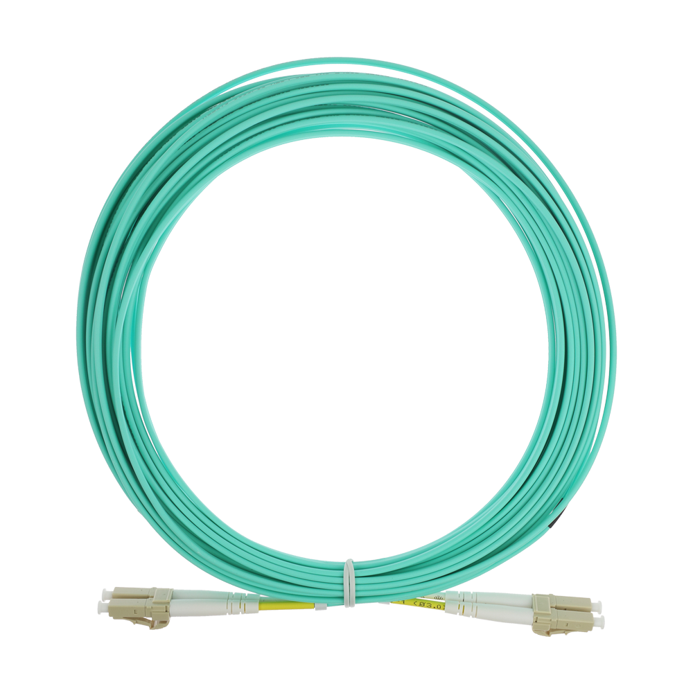Safire Cavo di collegamento in fibra ottica - Fibra multimodale OM4 ad alta velocità - Connettori LC UPC in formato dupl