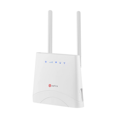 Router Safire  4G LTE Categoria 6 - Velocità fino a 300Mbps DL e 50Mbps UL. - Wi-Fi 5 dual-band AC1200 a lunga portata.