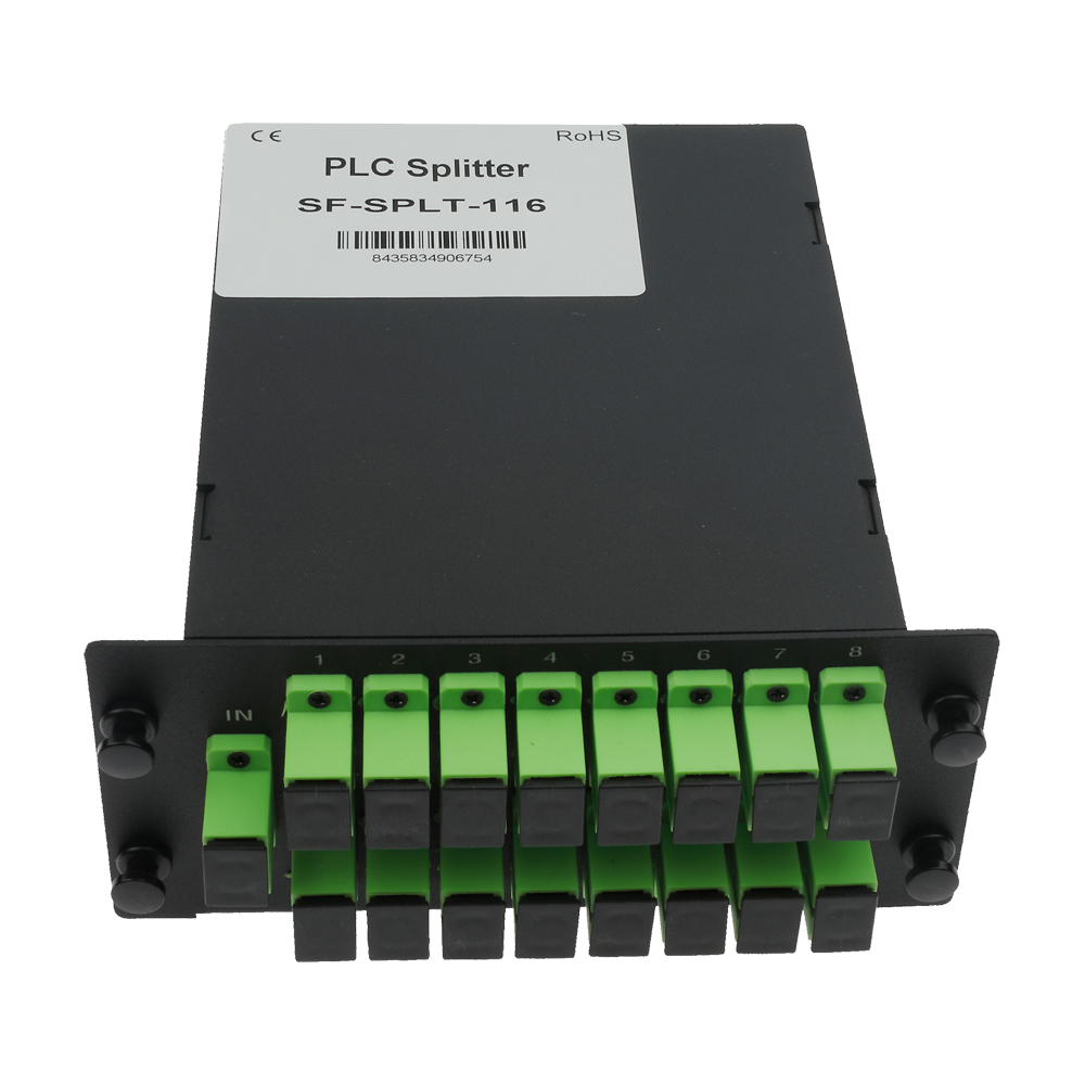 Splitter ottico PLC ad alta precisione - Configurazione 1x16 (1 ingresso, 16 uscite)