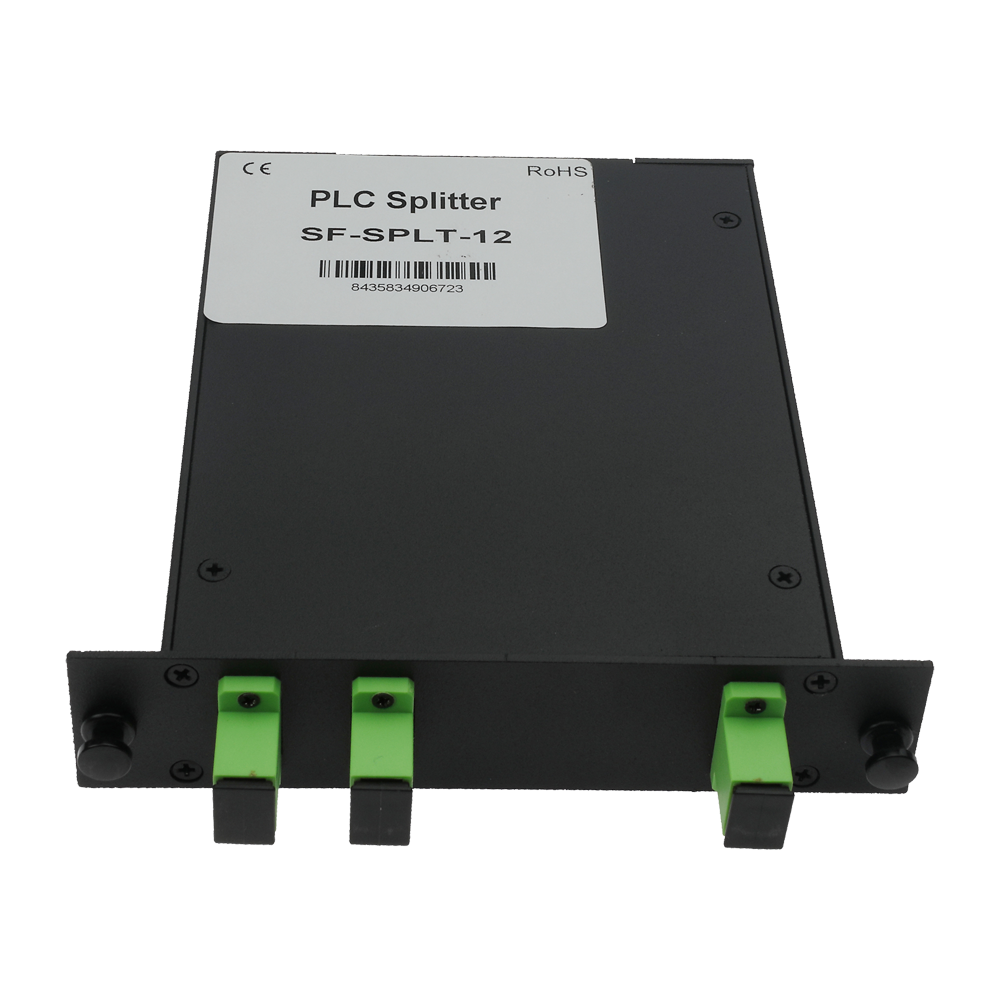 Splitter ottico PLC ad alta precisione - Configurazione 1x2 (1 ingresso, 2 uscite)